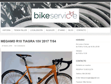 Tablet Screenshot of bikeservicegijon.com